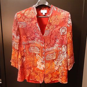 COLDWATER CREEK Women's Blouse Size PXL